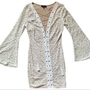 Boutique vintage lace dress, size M